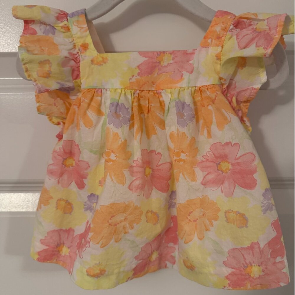 Janie and Jack Floral shirt